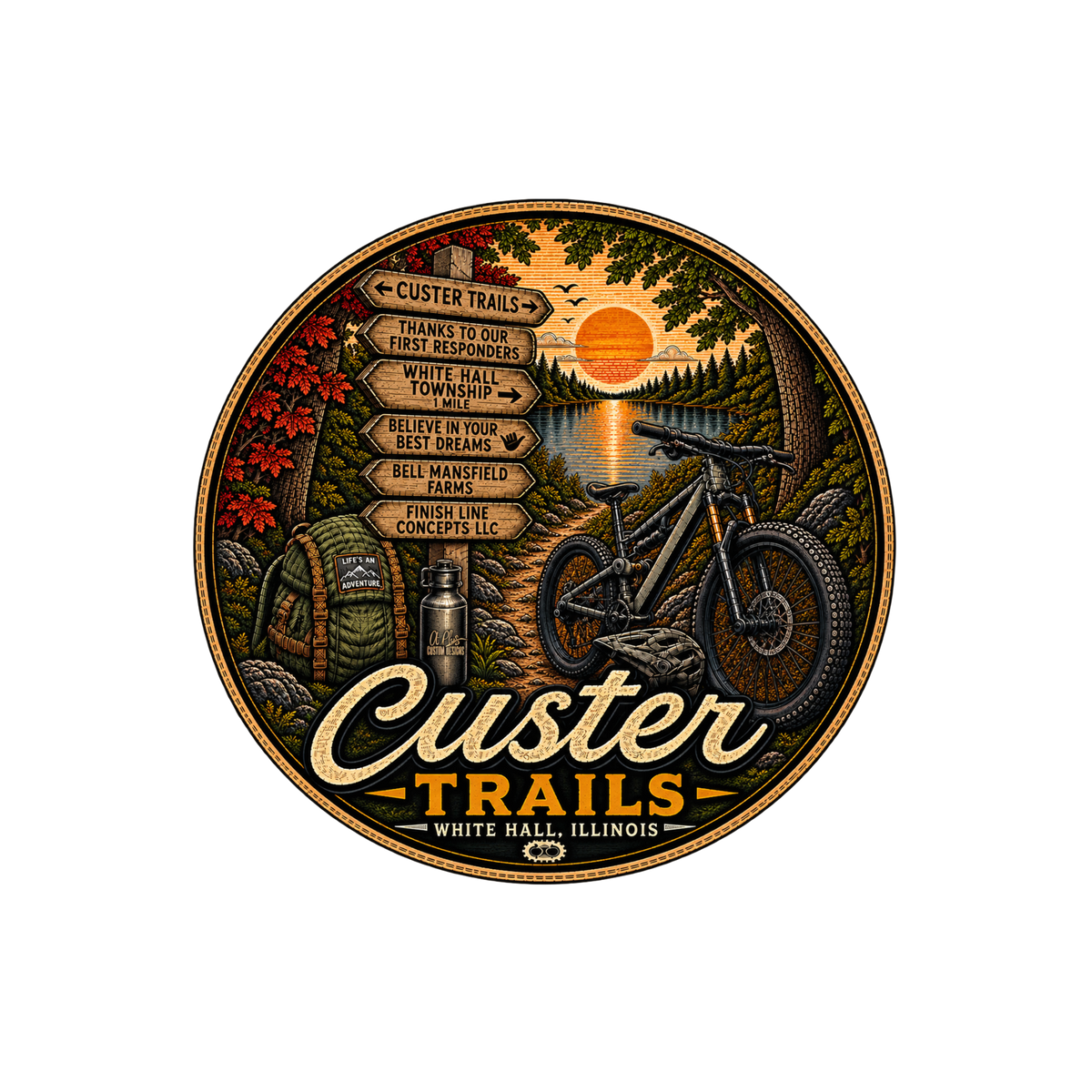 Custer Park Bike Trails