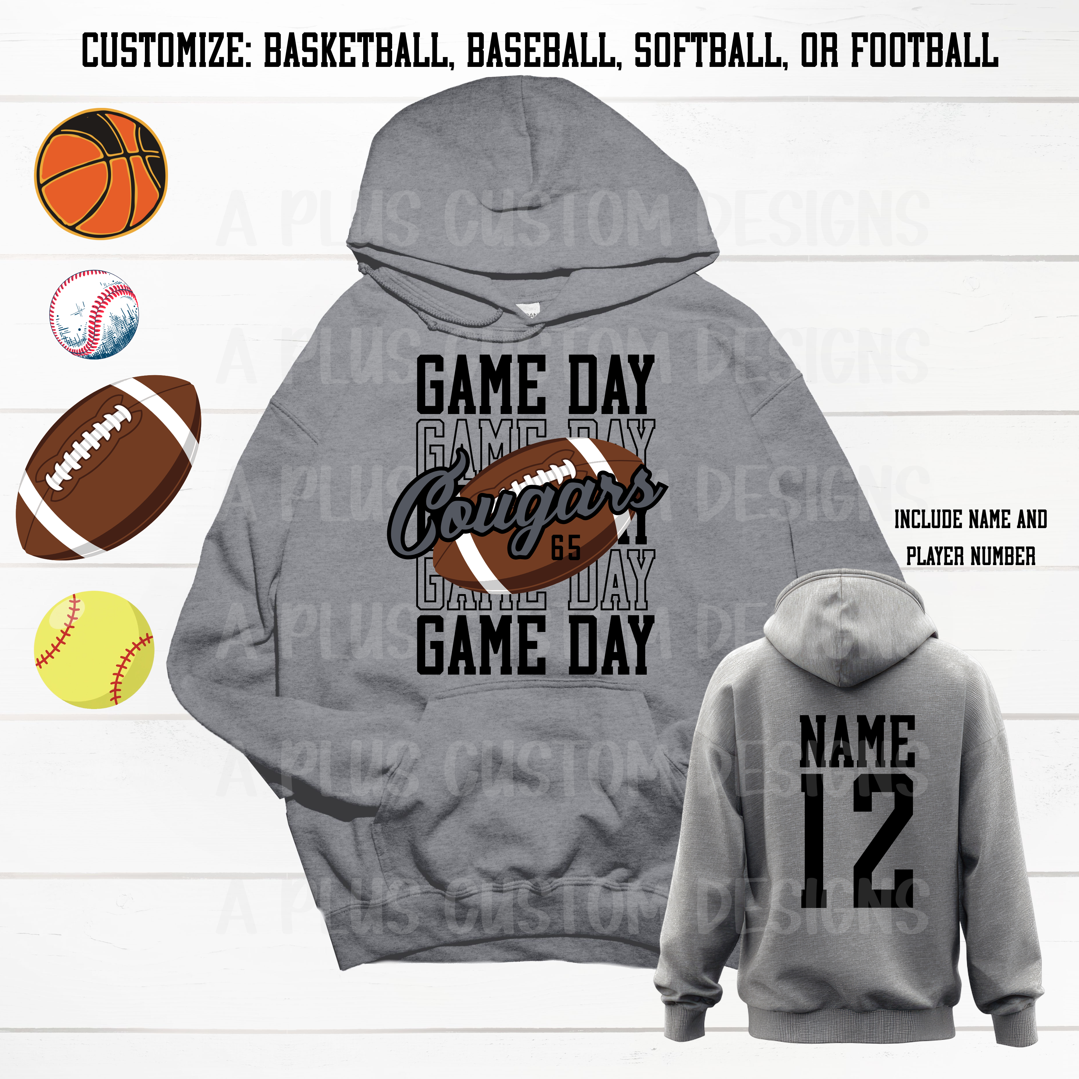 Custom Cougars Game Day