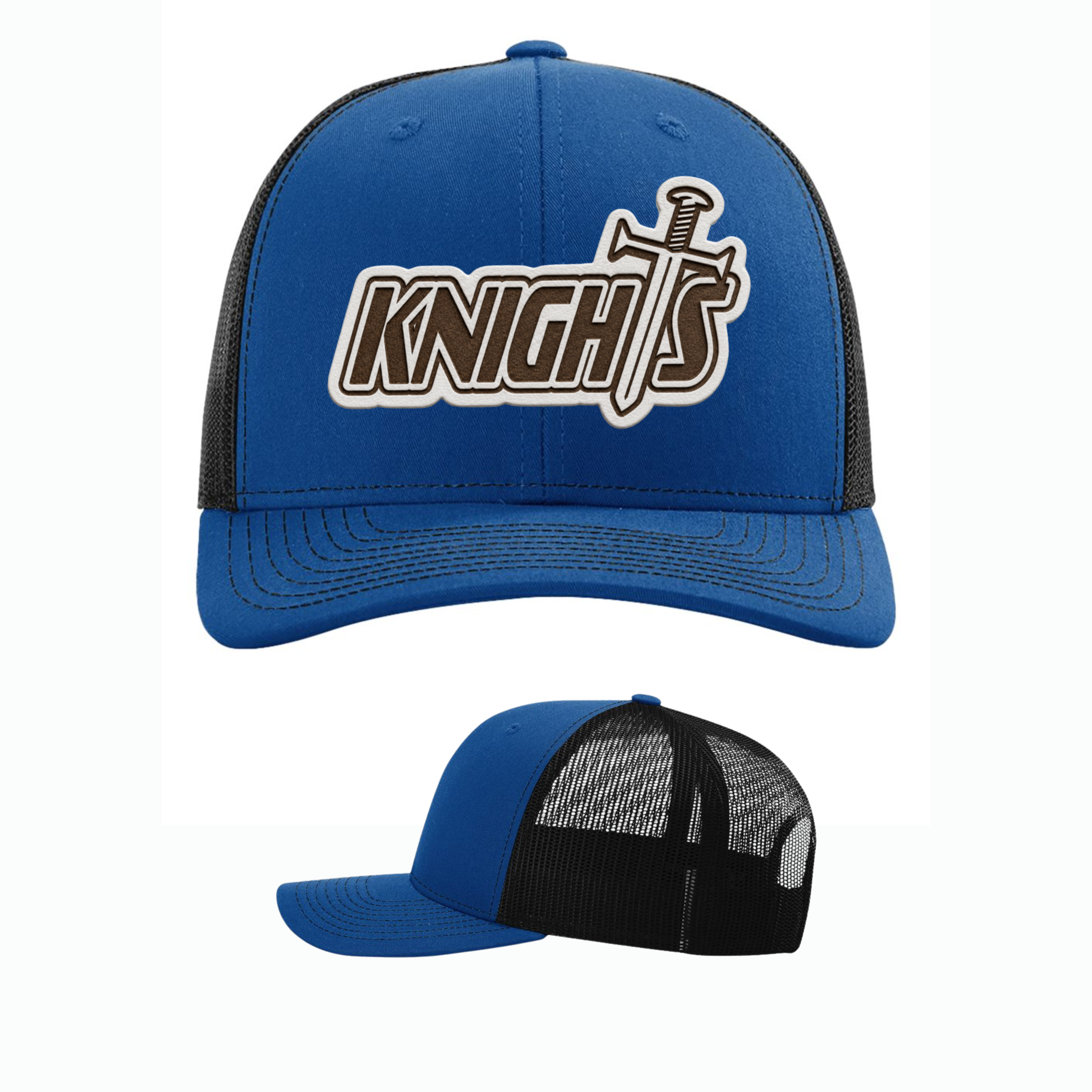 Knights Hat (Blue/Black)