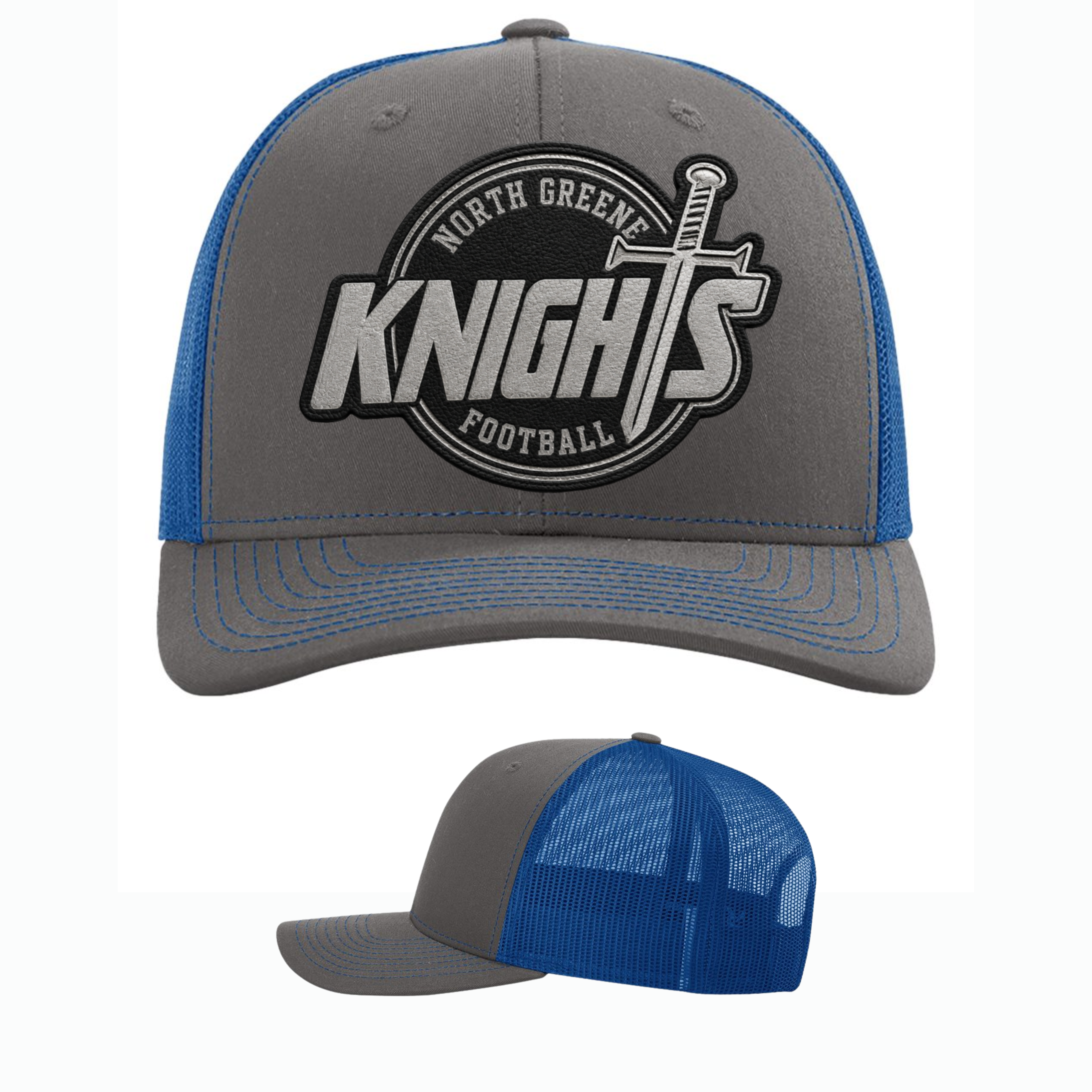 Knights Hat (Blue/Grey)