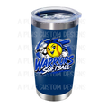NG Softball Tumbler-Design 1
