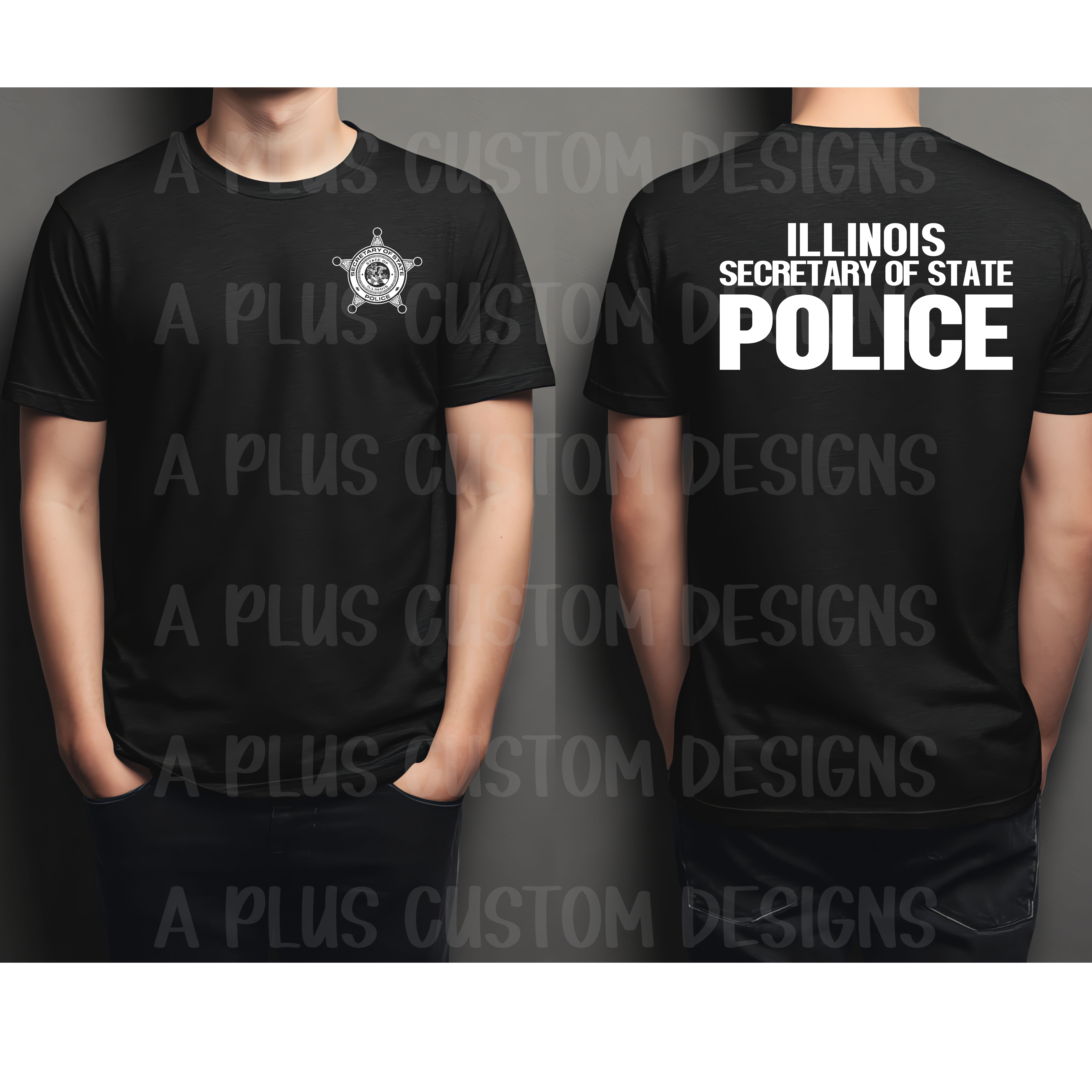 Sos Custom Picture SOS Police Design 1. – A Plus Custom Designs, LLC
