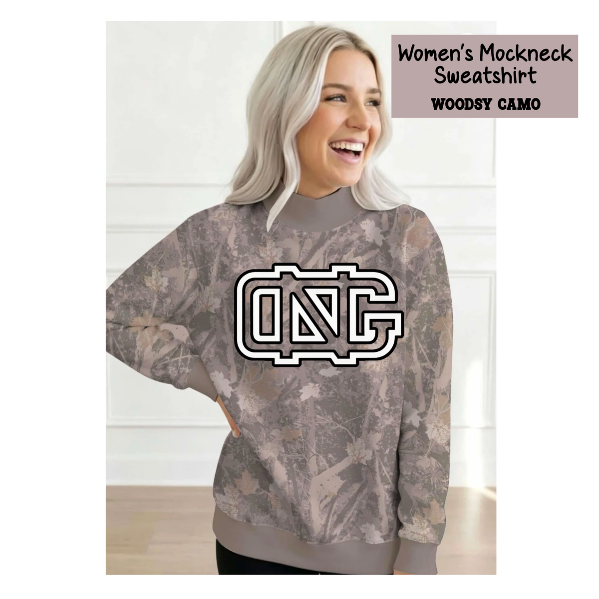 Women's NG Mockneck-Camo